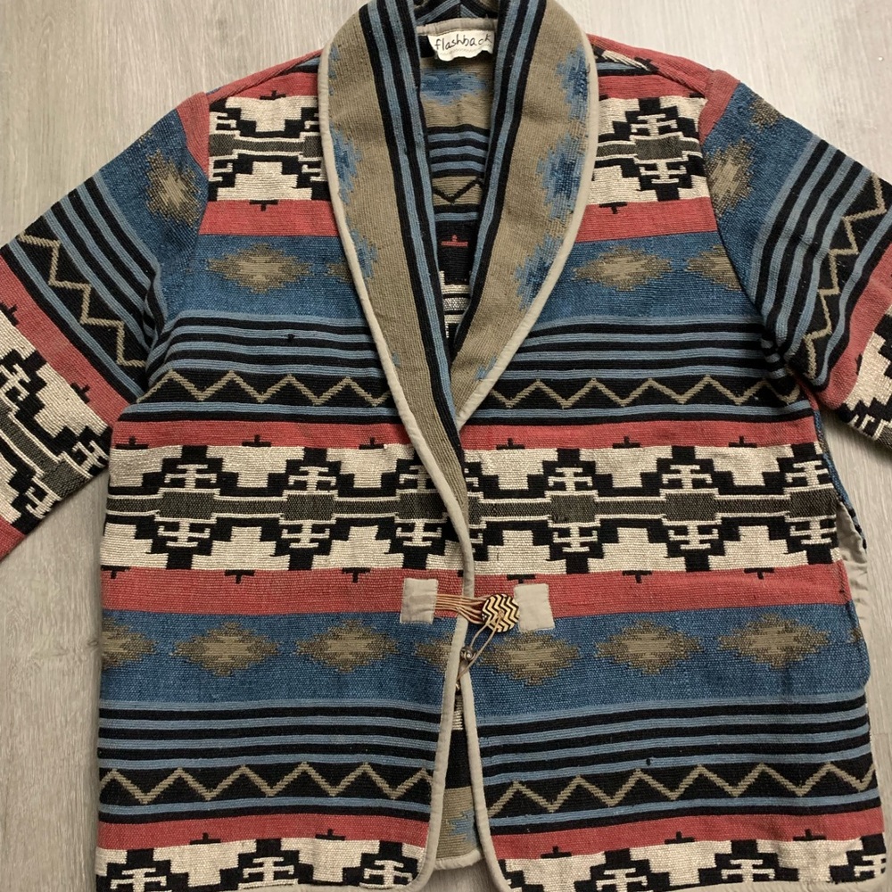 Tribal Patterned Jacket - image 2